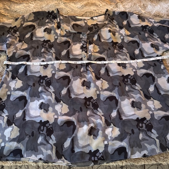 Isaac Mizrahi Live! Sheer Blouse – Size L - Picture 4 of 6